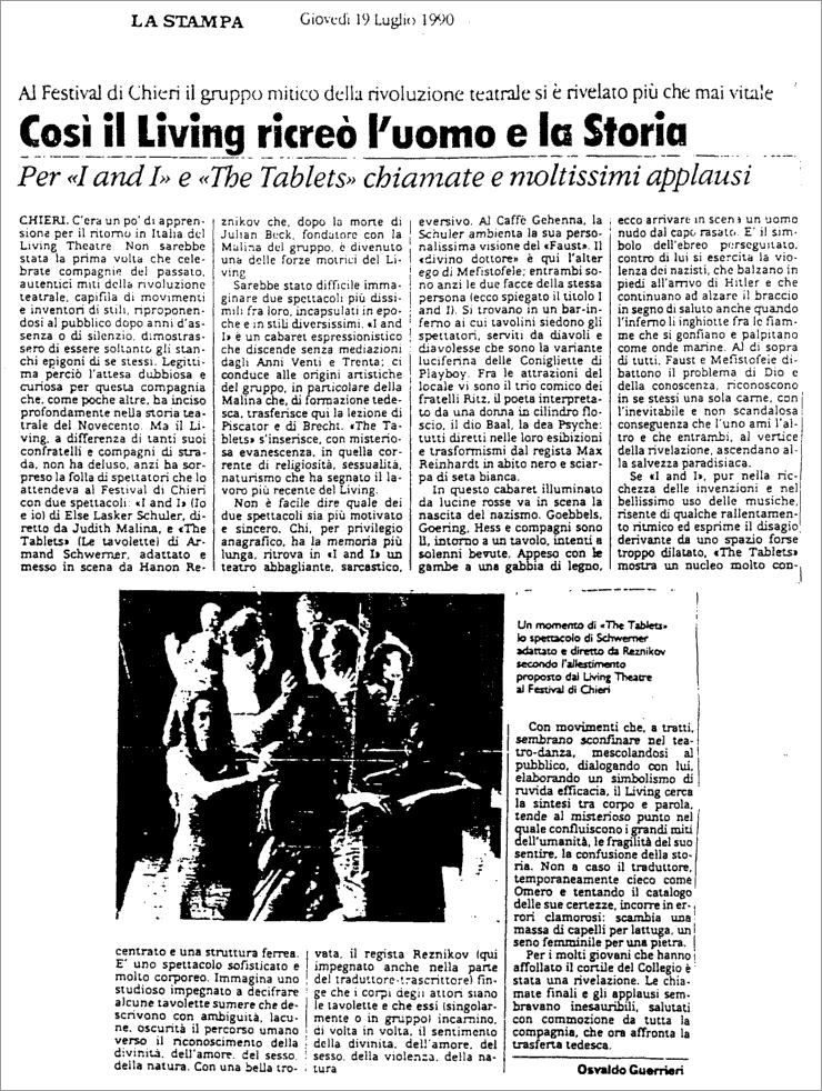 1990 la stampa review italian