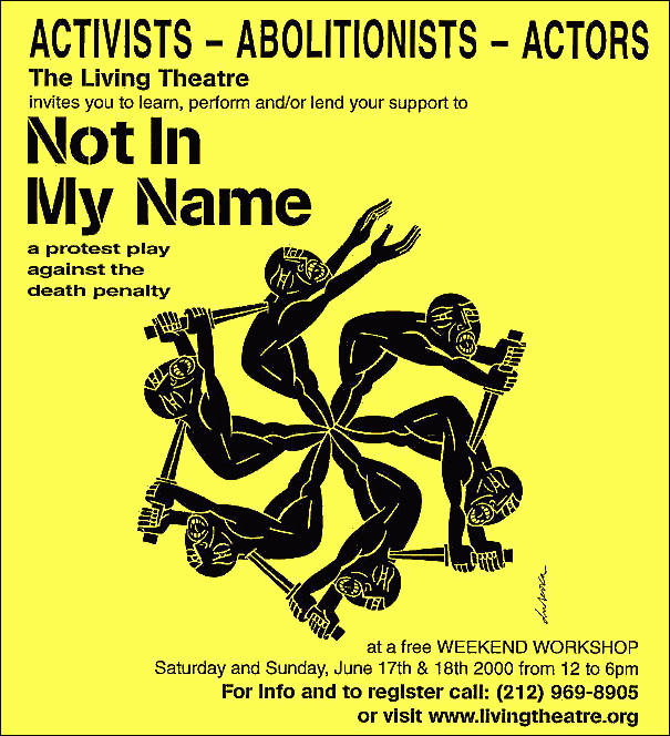 1995-04-not in my name-flyer-a