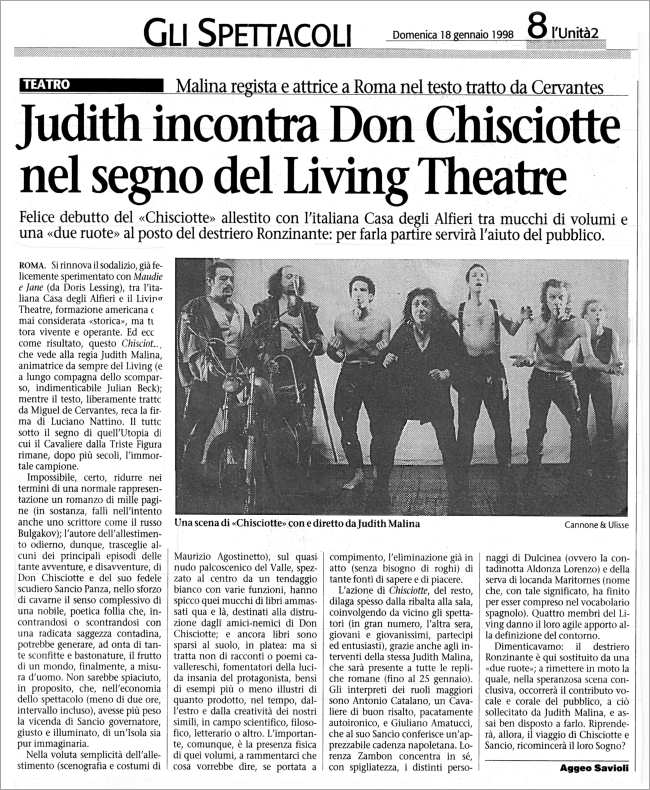 1997-11-chisciotte review l-unita