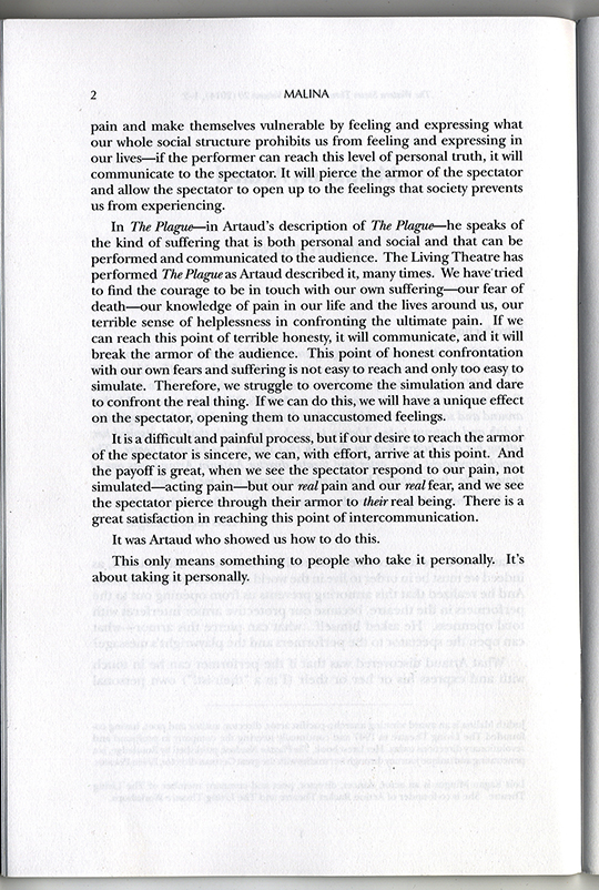 Judith Malina Artaud Article Page 2