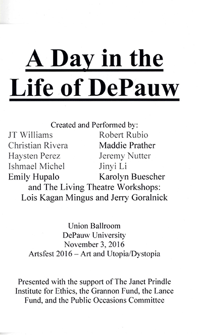 A Day in the Life of DePauw