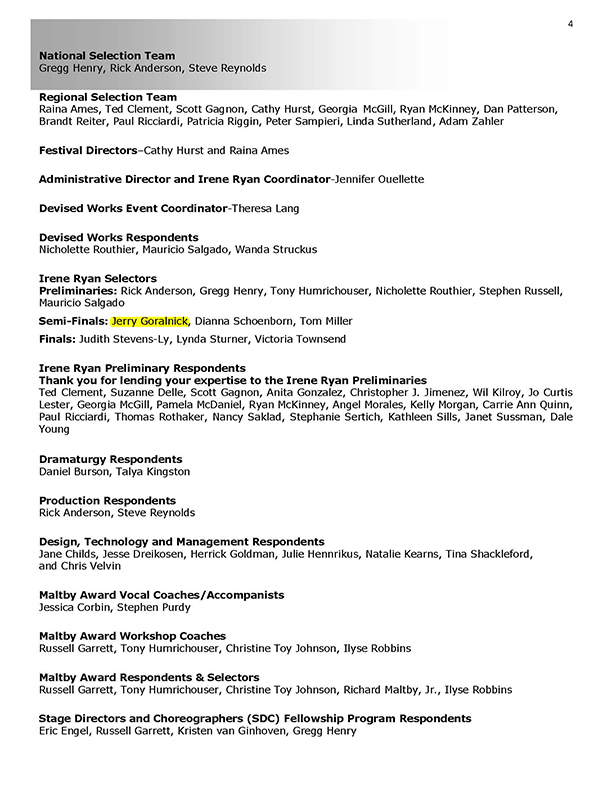 Kennedy Center ACTF January 2013 Program, p. 4