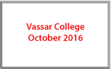 Vassar College - October 2016