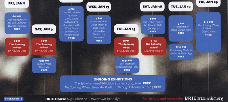 Spinning Wheel, January 2016